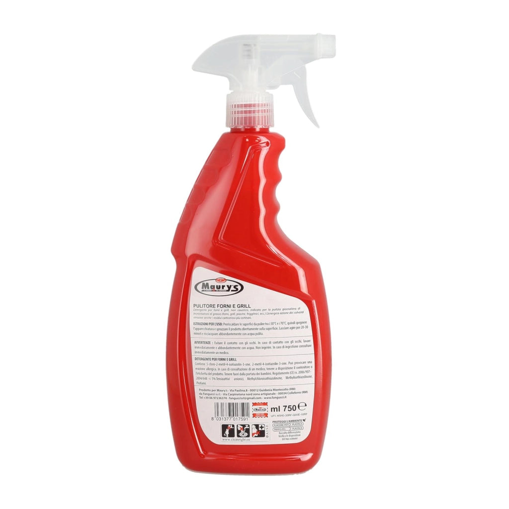 MAURY'S PULITORE IN SPRAY DA 750 ML PER FORNI E GRILL