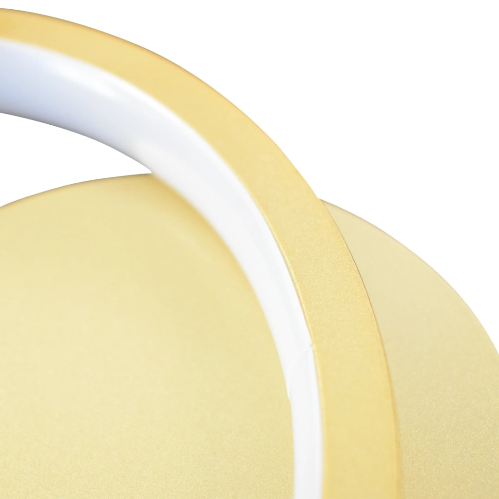 Applique moderna anello Ø20 LED 7W 4000K oro Milagro