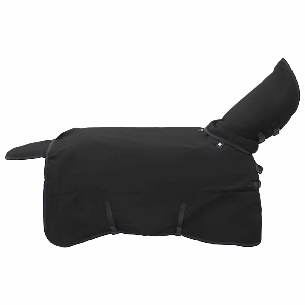 Coperta per Cavalli Verde Scuro e Nero 155 cm Poliestere 42013175