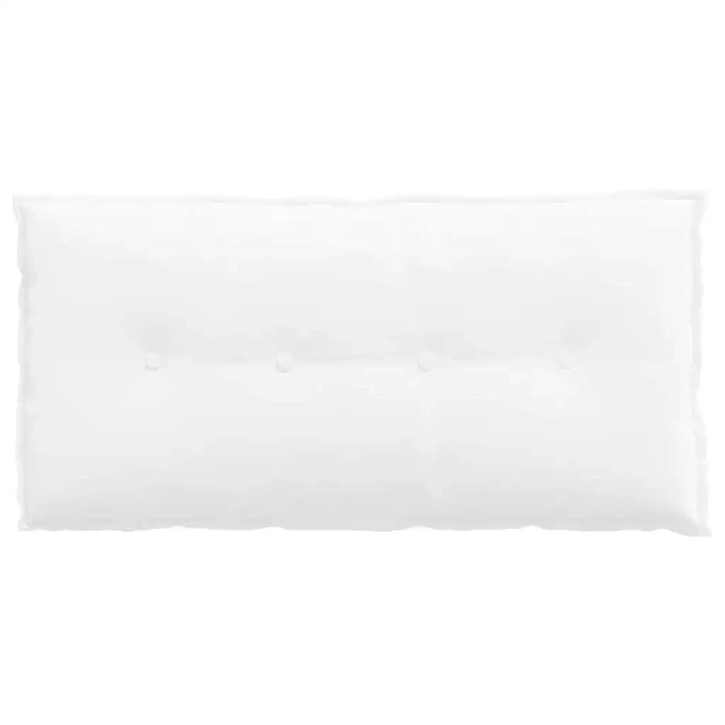 Cuscino per Schiena Bianco 100 x 19 x 50 cm Tessuto 42014755