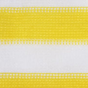 Paravento da Balcone Giallo e Bianco 120x500 cm in HDPE 310882