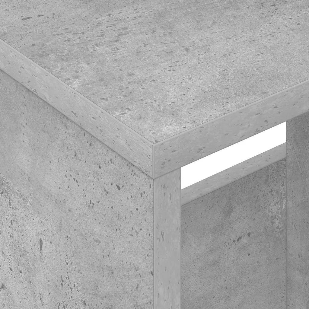 Scaffale per riviste 2 pcs Grigio cemento 35 x 30 x 45 cm 890975