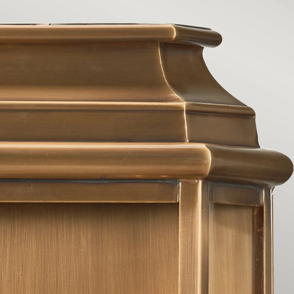 Applique esterna St Martins Elstead ottone E27 2x60W