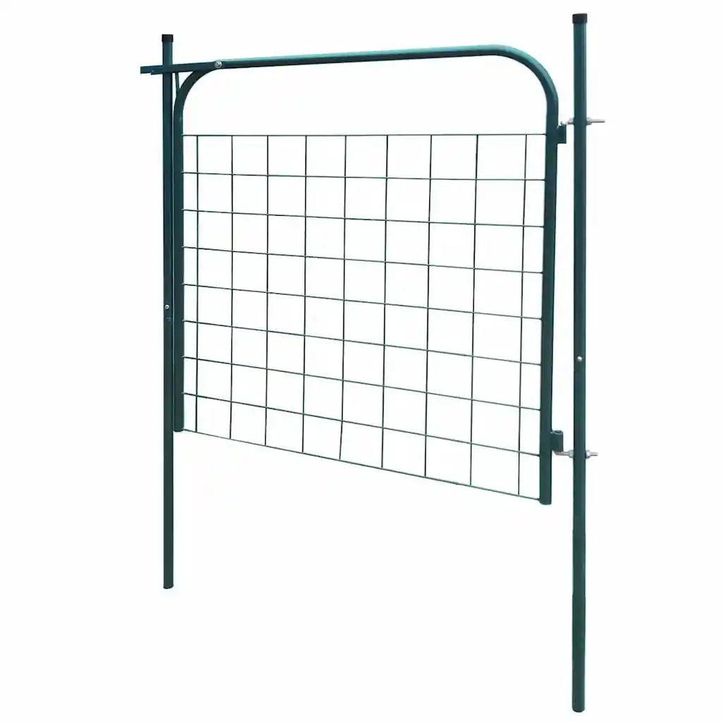 Cancello per Recinzione da Giardino 100x100 cm Verde 142292