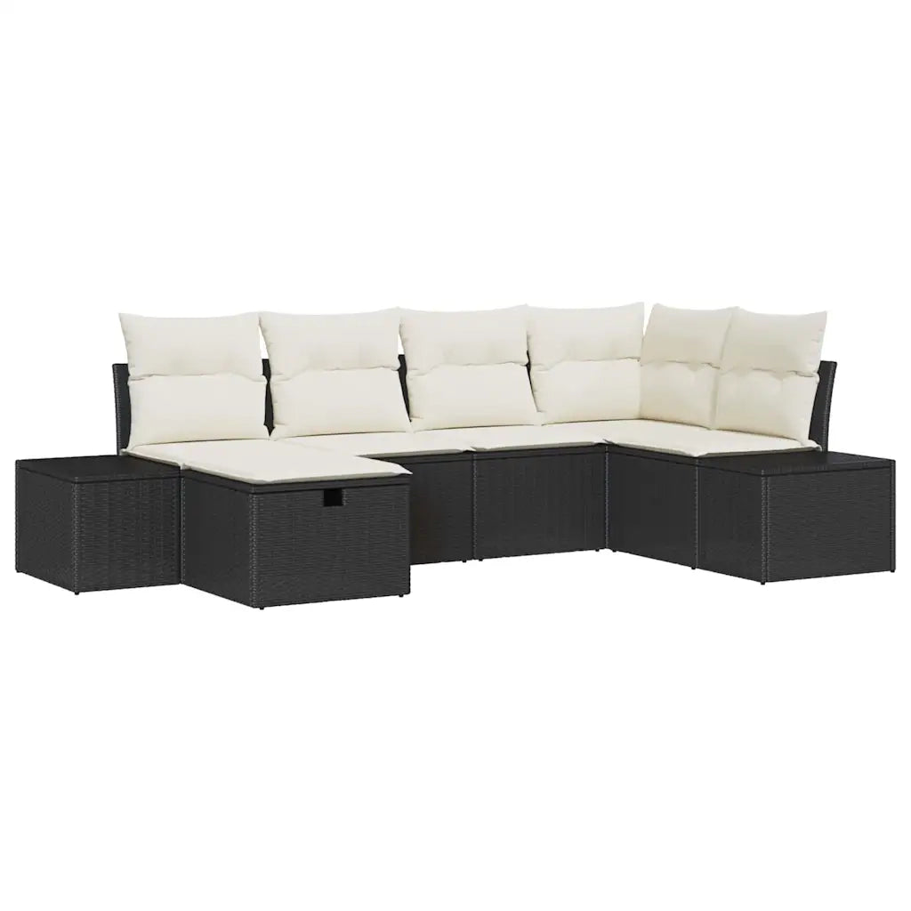 Set di divani con cuscino 7 pcs polyrattan 3360708
