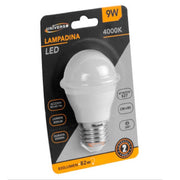 Trade Shop - Lampadina Led E27 9 W 820lm Mini Globo G45 Smd Luce Calda Fredda Naturale G45-9w -