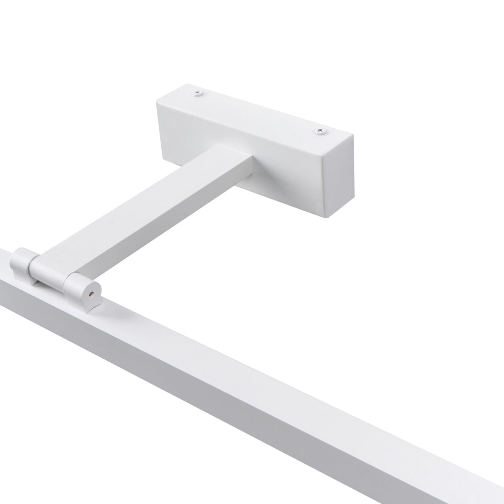 Lampada specchio luce bianco polvere rivestito LED metallo orizzontale bagno soggiorno moderno lampada da parete