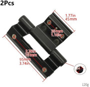 Scharniere per porte e finestre 60 a 3 leve scharniere per porte e finestre scharniere a zink scharniere per finestre a telaio scharniere accessori per porte e finestre (nero)