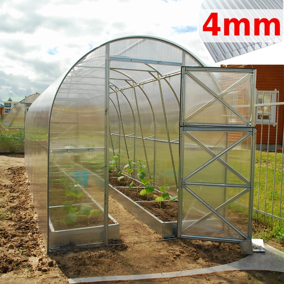 Serra Compact 2x2m con copertura policarbonato alveolare 4mm