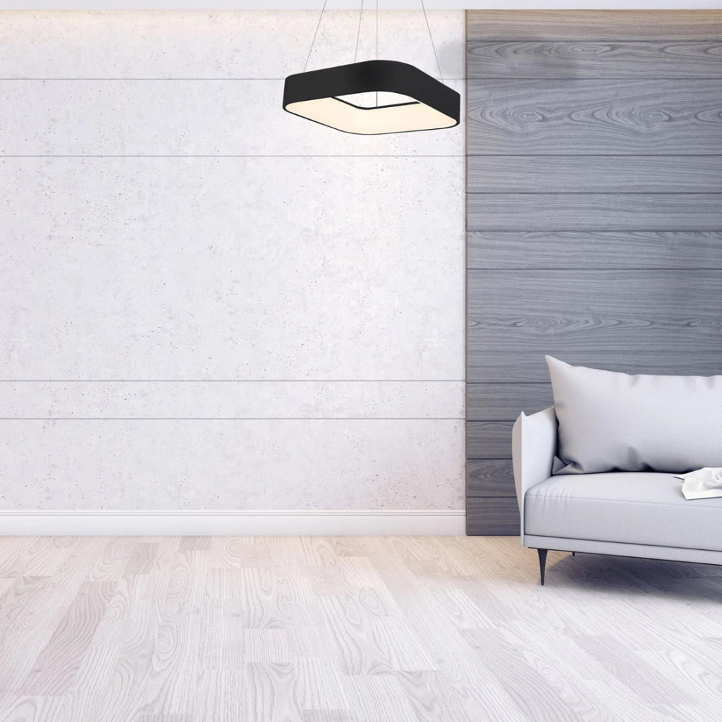 Lampada a sospensione Milagro Astro ML570 LED 24W nera 4000K