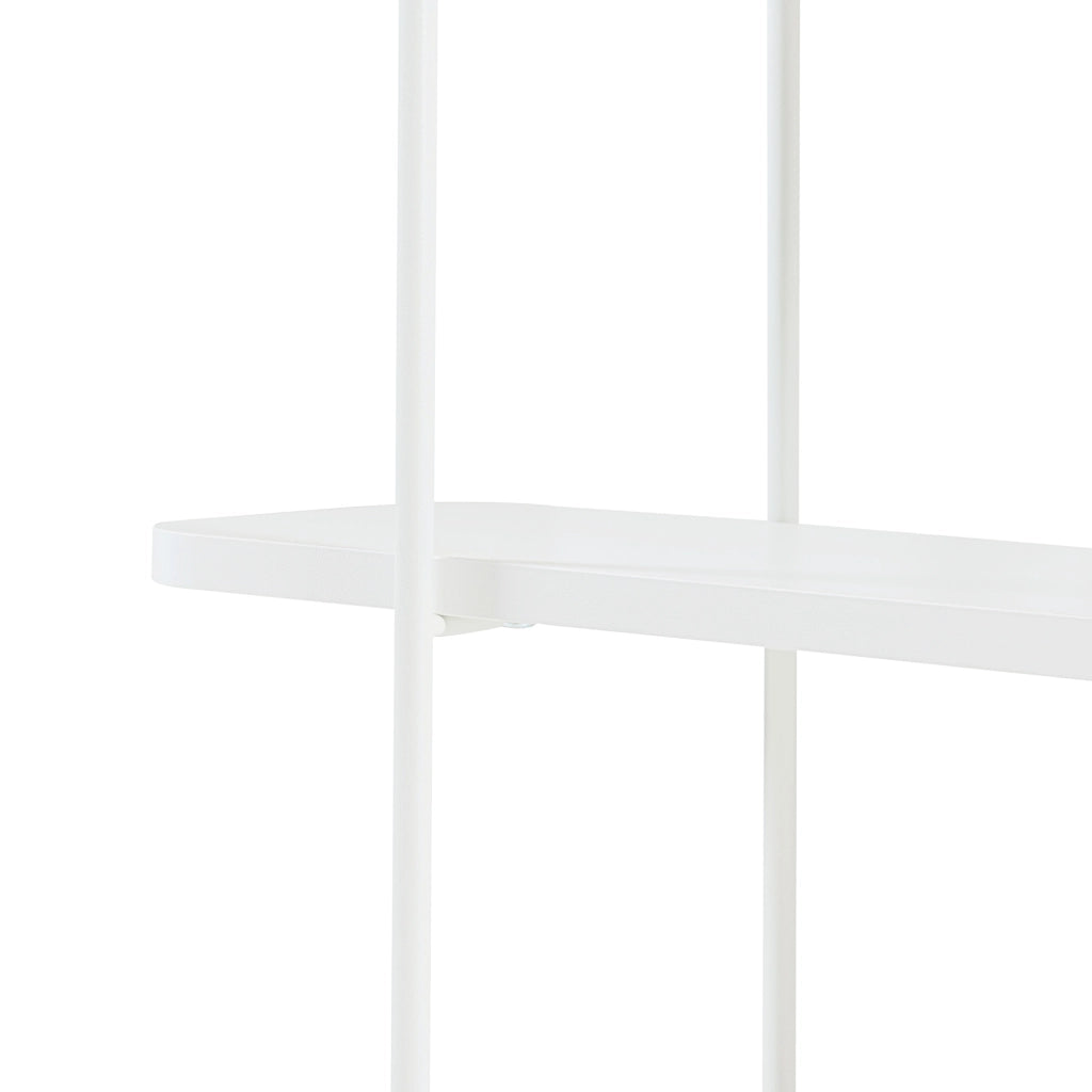 Scaffale da Parete Østfold a 3 Ripiani - Bianco [en.casa]