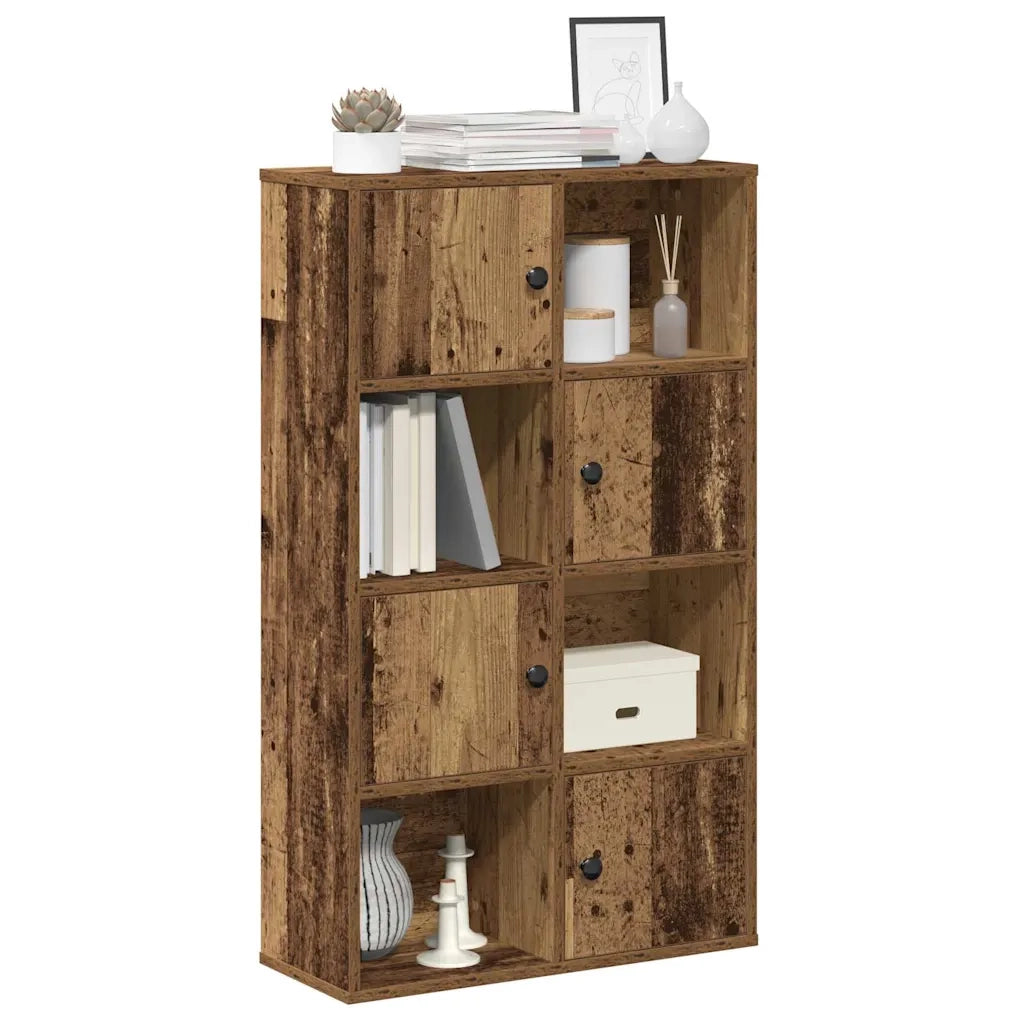 Libreria-Scaffale per Libri-Mobile di Stoccaggio Legno Vecchio 60x24x101,5 cm in Truciolato