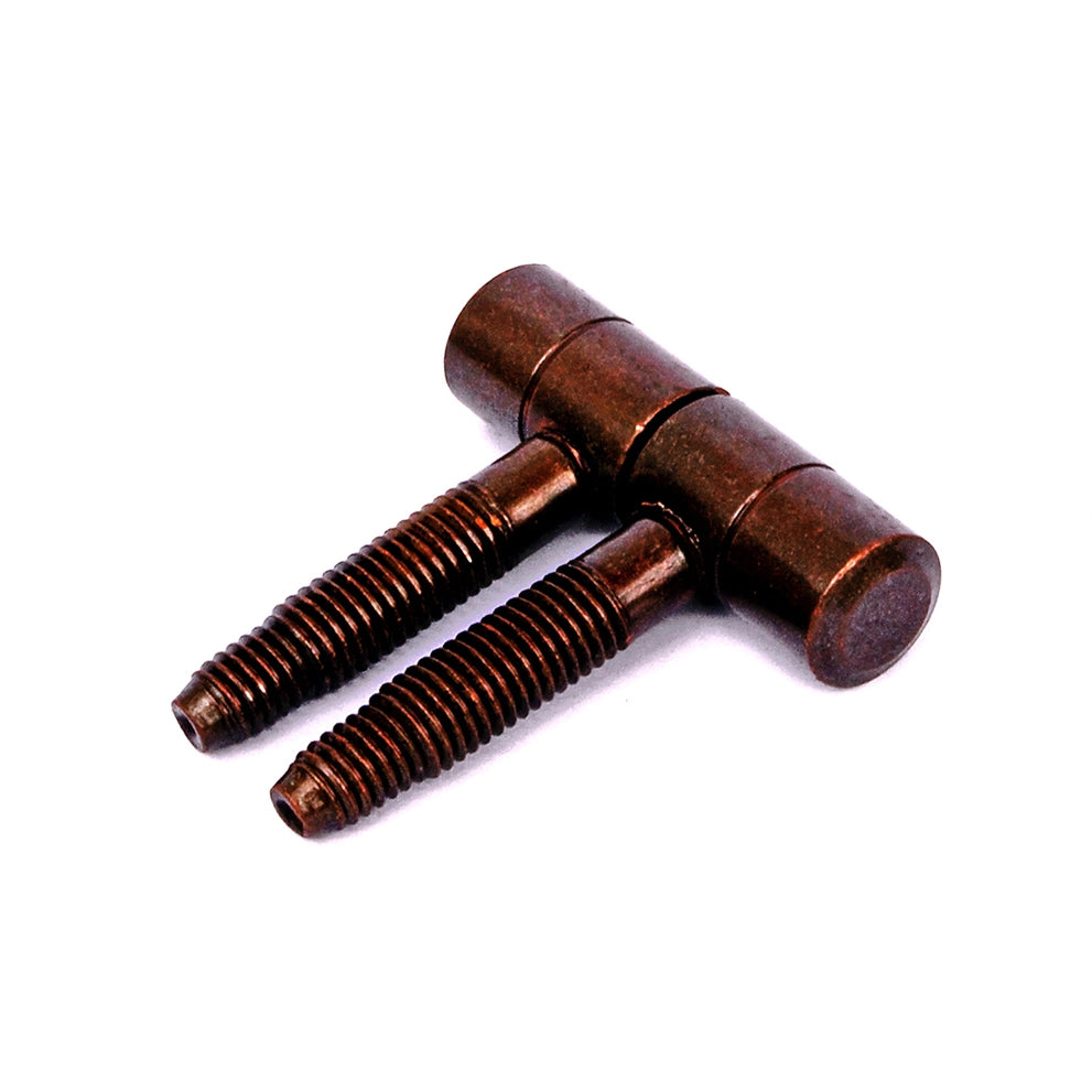 Cerniere tornite "Anuba" - Ã˜ 11 - bronzato - 2 pz.