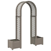 Arco di Rose con Vaso Grigio 168,5 x 43 x 207 cm PP 42041735