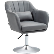 Sedia da ufficio girevole con schienale regolabile ¨C Minimal ¨C Grigio