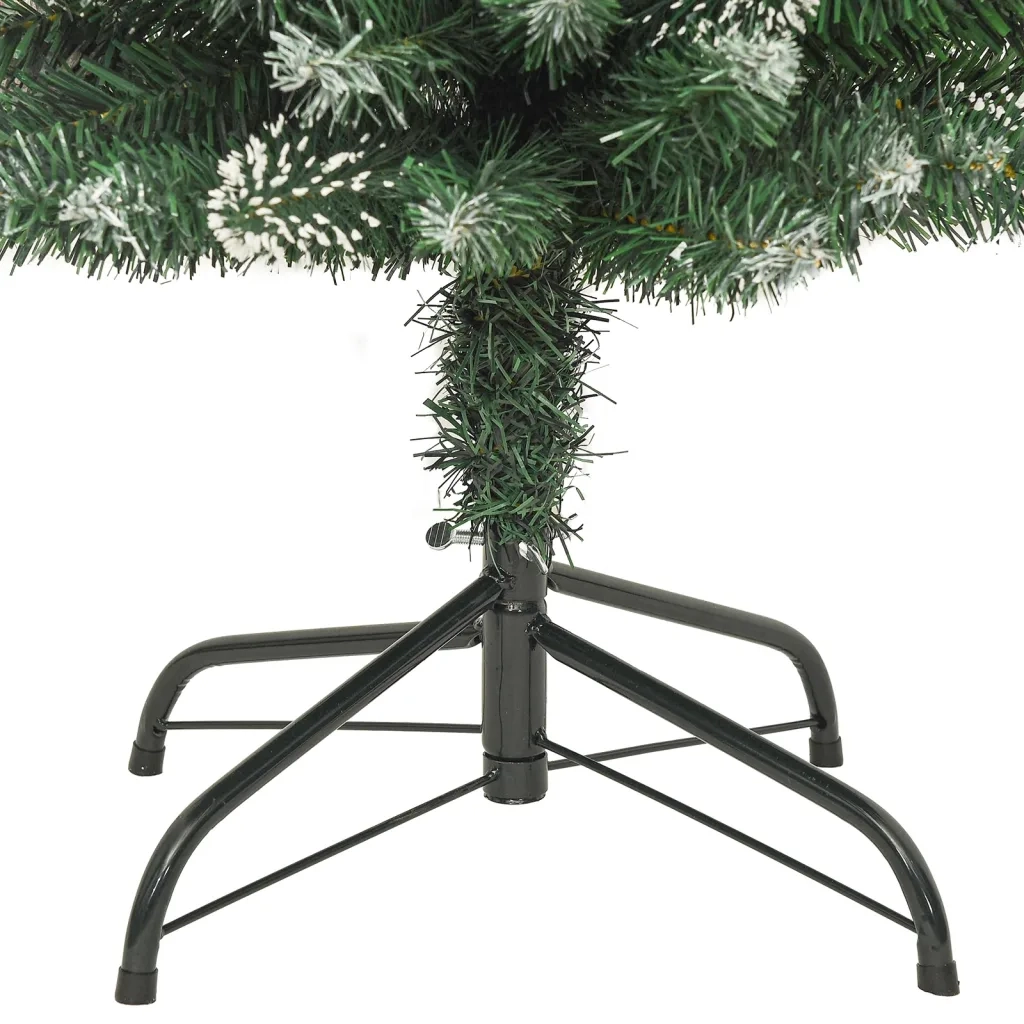 Albero di Natale Artificiale Sottile con Base 240 cm PVC 345168
