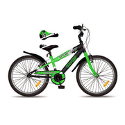 Bicicletta per Bambini 20" Stabilizzatori Freni Vbrake e Cavalletto Verde