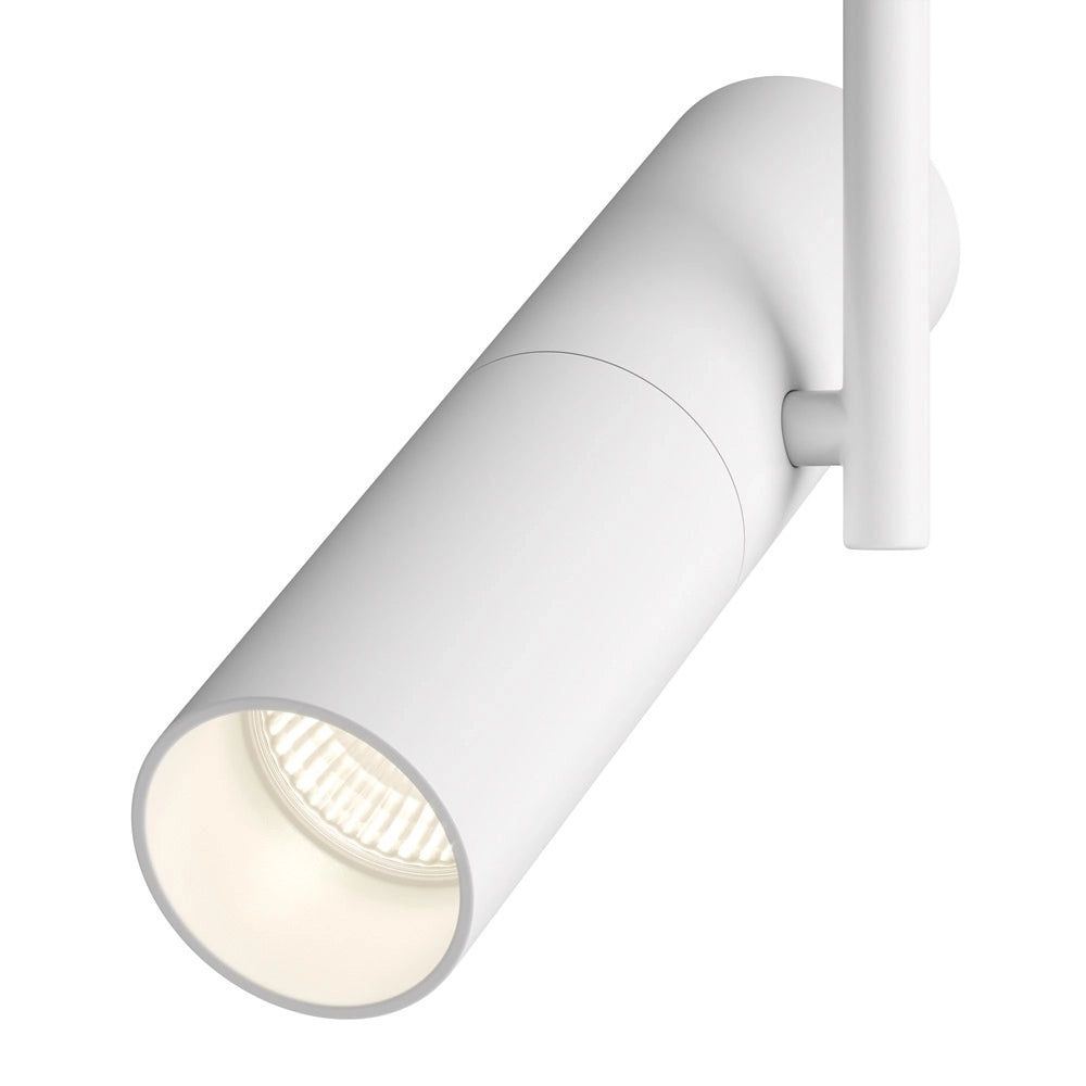 Faretto Per Binario Elti Moderno Alluminio Bianco 1 Luce