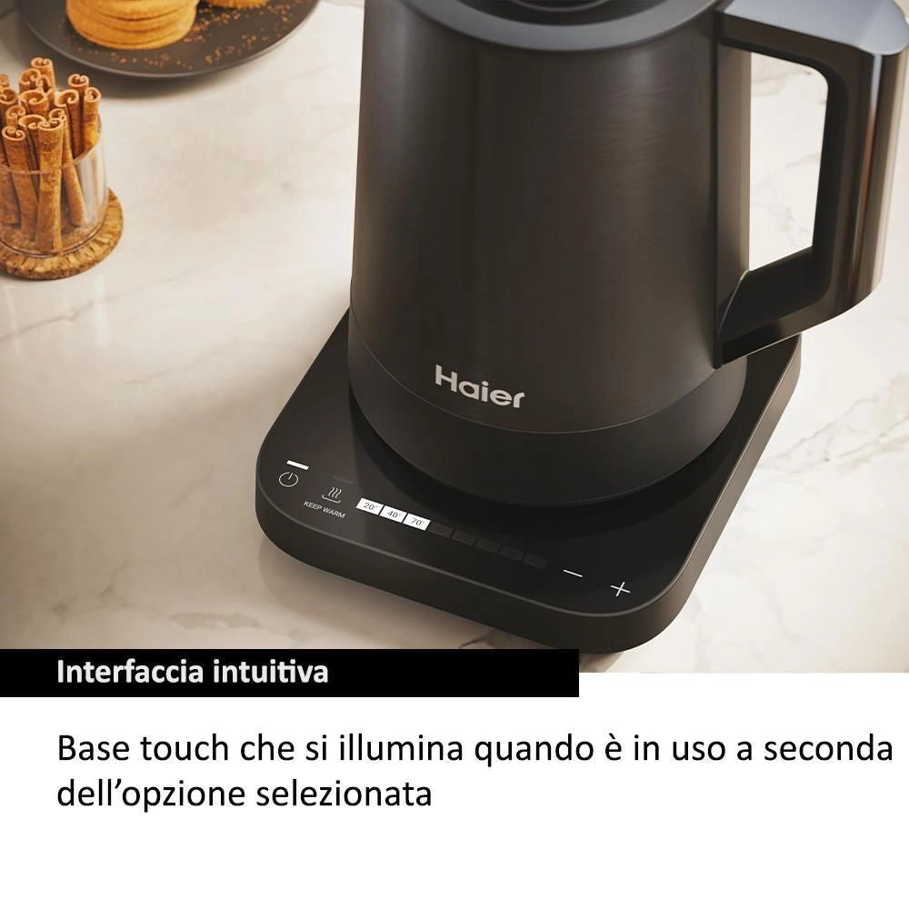 Haier SERIE 5, Bollitore, Nero, HKE5A 011