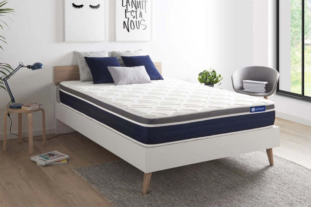 Materasso matrimoniale Actilatex confort 140x190cm - Spessore : 26cm - Lattice e memory foam - Moderatamente rigido