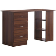 Scrivania con cassetti e ripiani ¨C Xylo ¨C legno 120x50 cm per ufficio e camera