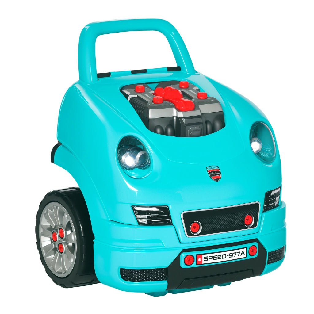 Camion Giocattolo per Bambini ¨C Minimal ¨C Nero e Azzurro, ABS e PP, 40x39x47 cm