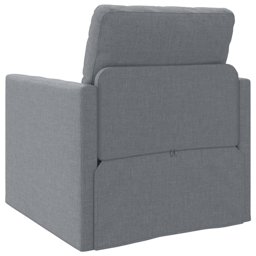 Divano letto | Sof¨¤ letto | Letto singolo 60cm Grigio chiaro Tessuto