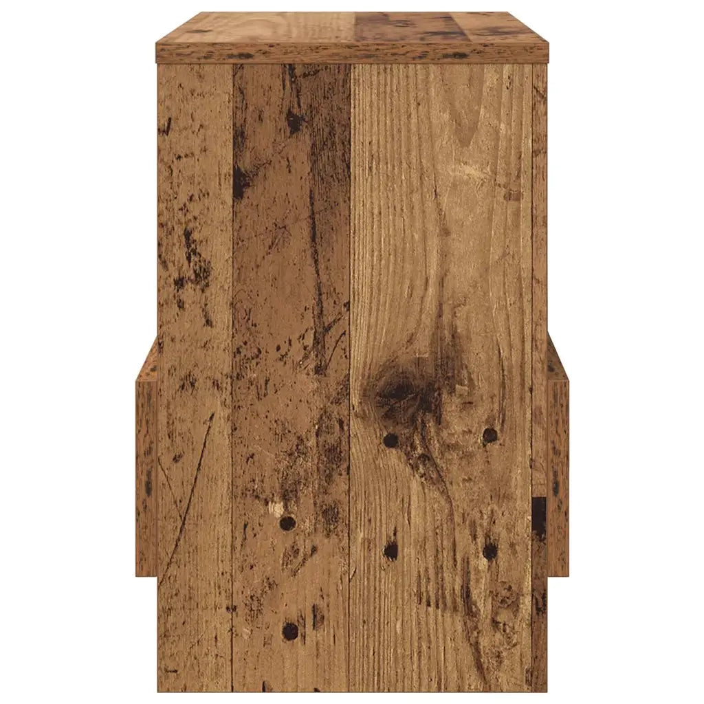Scaffale per riviste 2 pcs Legno vecchio 35 x 30 x 45 cm 890981