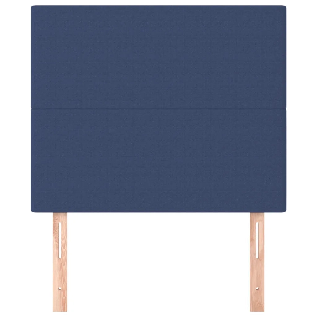 Testiera | Testata Blu 100x5x118/128 cm Tessuto