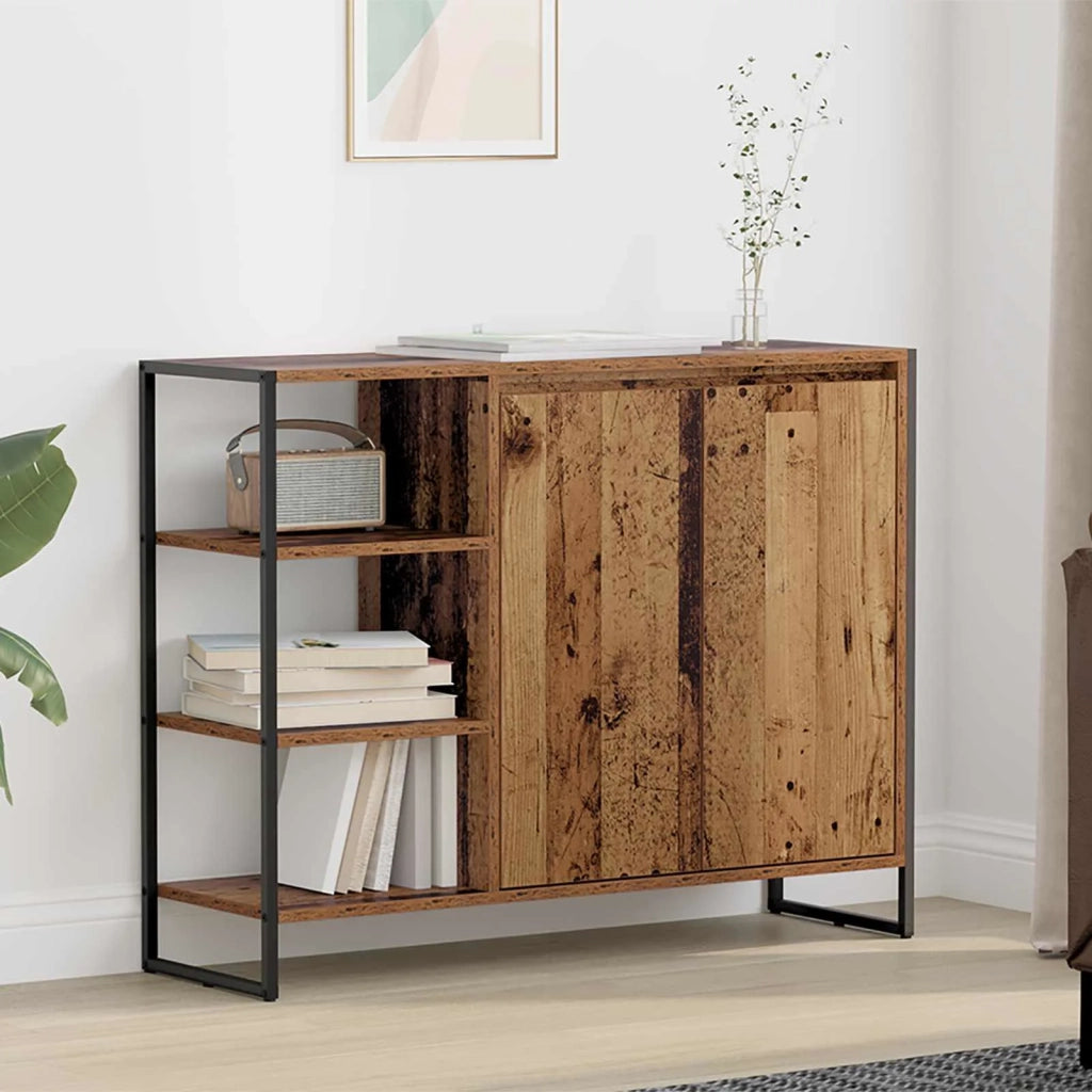 Mobile laterale Legno vecchio 96.5 x 30 x 75 cm 886616