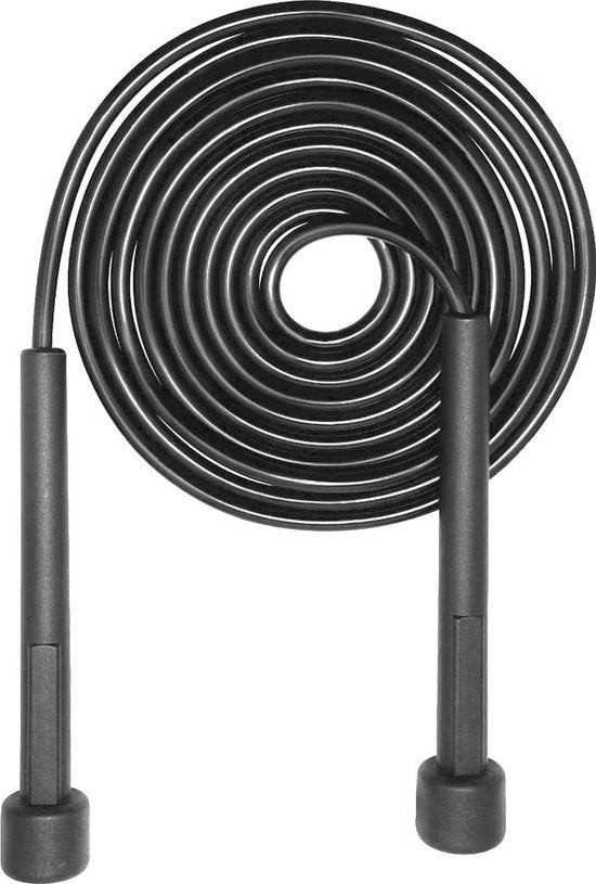 Touw per Estensione con Manubrio Antiscivolo per Esercizi di Fitness a Casa per Bruciare Grassi, Boxe, Crossfit e MMA