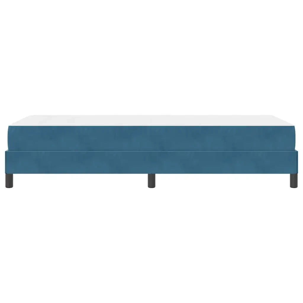 Letto a molle con materasso Blu Scuro 80 x 200 cm Tessuto 3398657