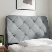 Cuscino Testiera Grigio Chiaro 80 cm in Tessuto 4019191