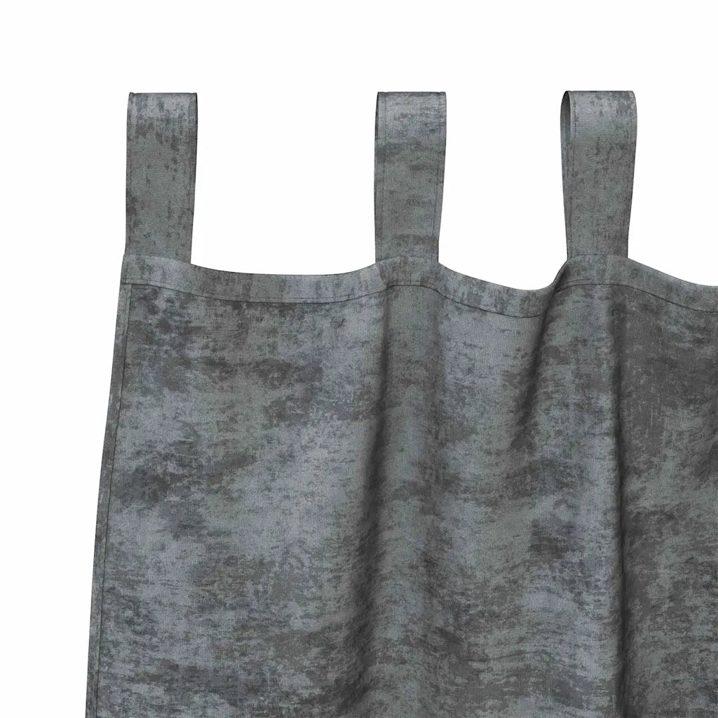 Tende in Velluto con tende 2 pcs Grigio 260 x 140 cm Velluto 4107727