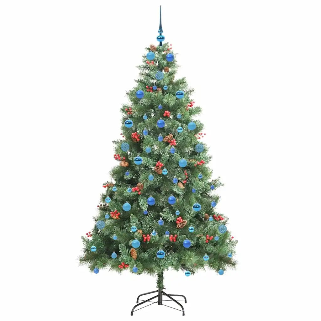 Albero di Natale artificiale Verde 210 cm PVC e Metallo 3395150