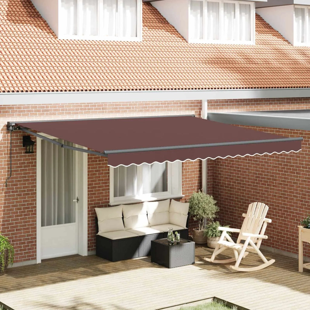 Struttura della tenda Marrone 400 × 300 cm 3330523