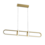 Lampada a sospensione anelli LED oro 31,2W Italux Cerrila