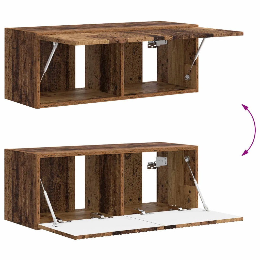 Set mobile TV 3 pcs Legno vecchio Legno multistrato 3408995
