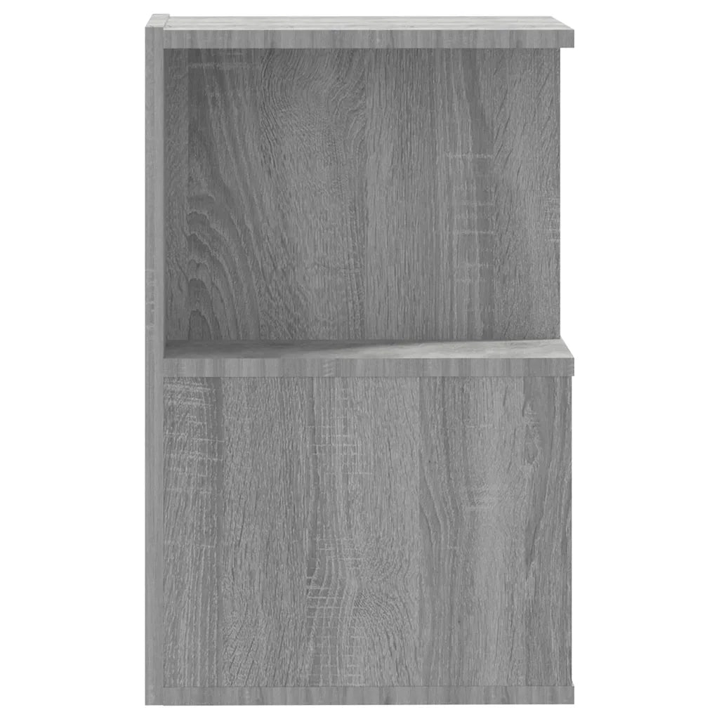 Set di 2 Comodini | Armadio da Notte | Mobiletto da notte Grigio Sonoma 35x35x55 cm in Legno Multistrato
