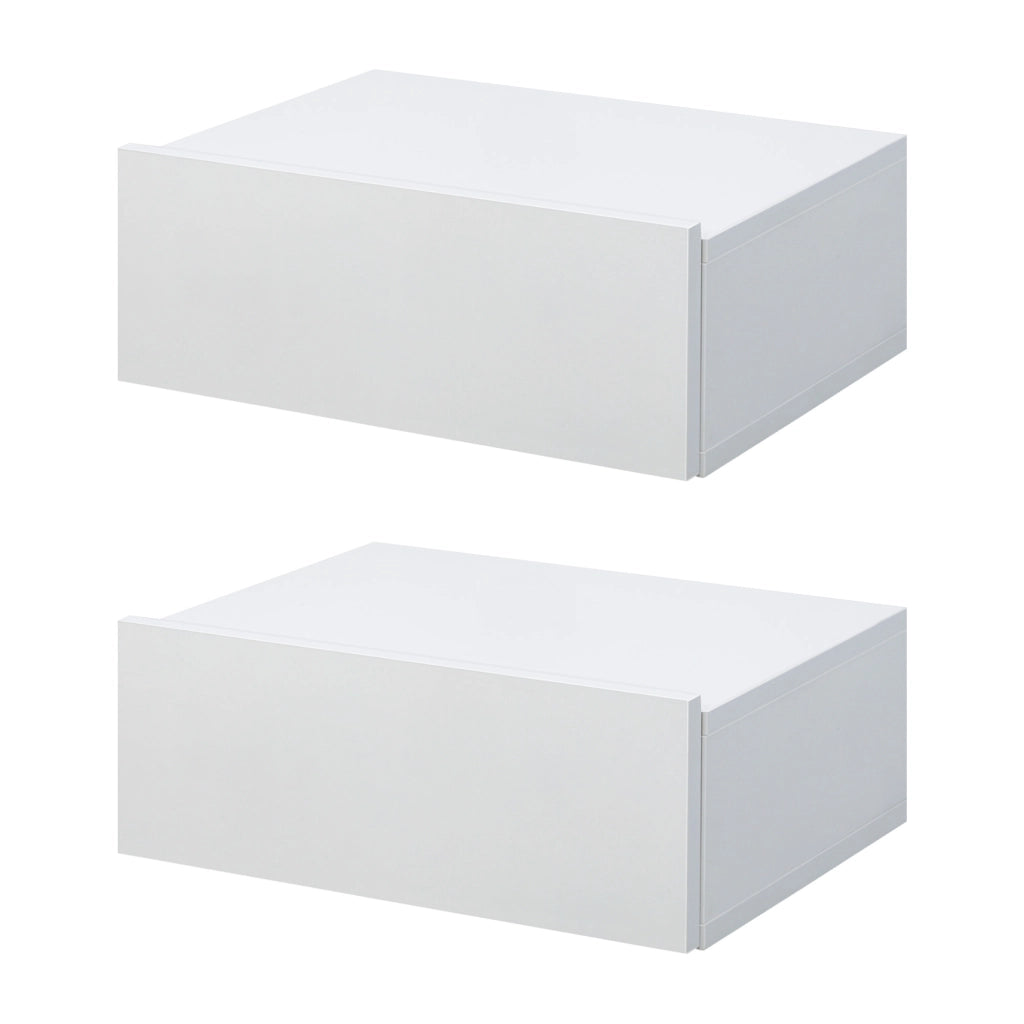 Comodino a Parete con Cassetto ¨C Minimal ¨C 40x30x15 Bianco