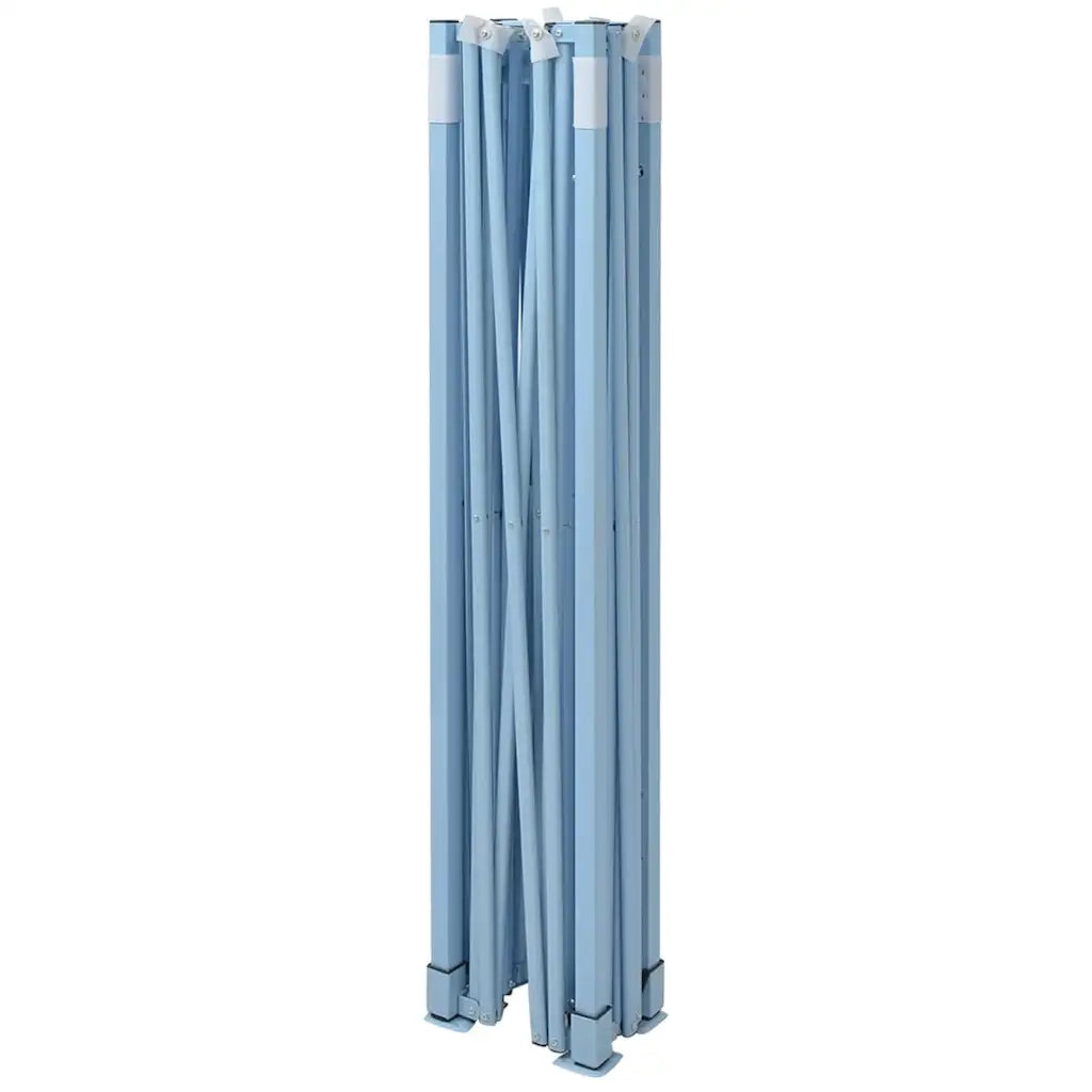 Gazebo | Pergolato Professionale Pieghevole 3x4m Acciaio Blu