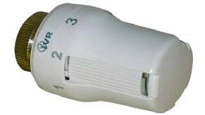 TESTA TERMOSTATICA A LIQUIDO BIANCO attacco M30X1,5  IVR 597 per Caloriferi e Termosifoni