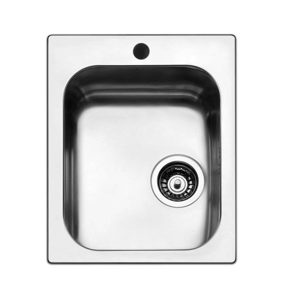 Lavello incasso in acciaio inox 42x50 cm - Cromo