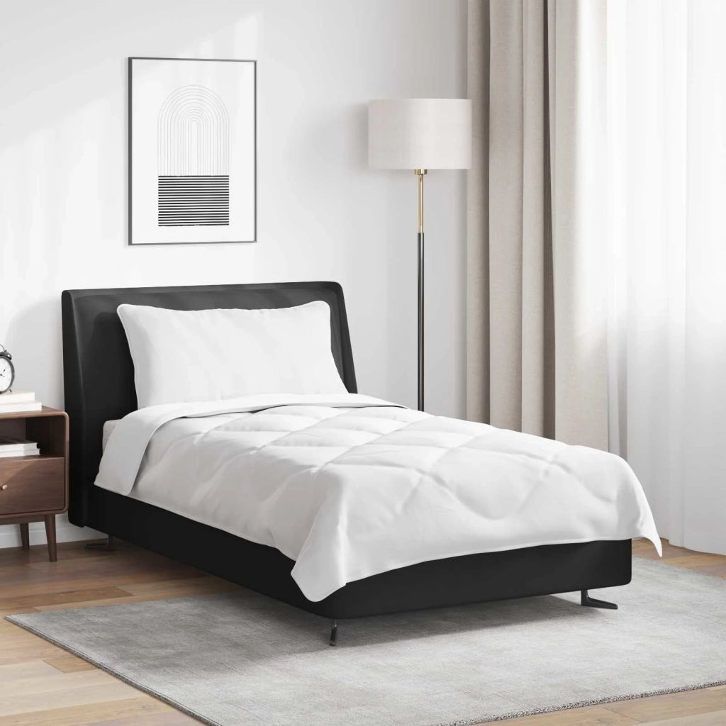 Piumone | Duvet con cuscino 2 pz Bianco Microfibra