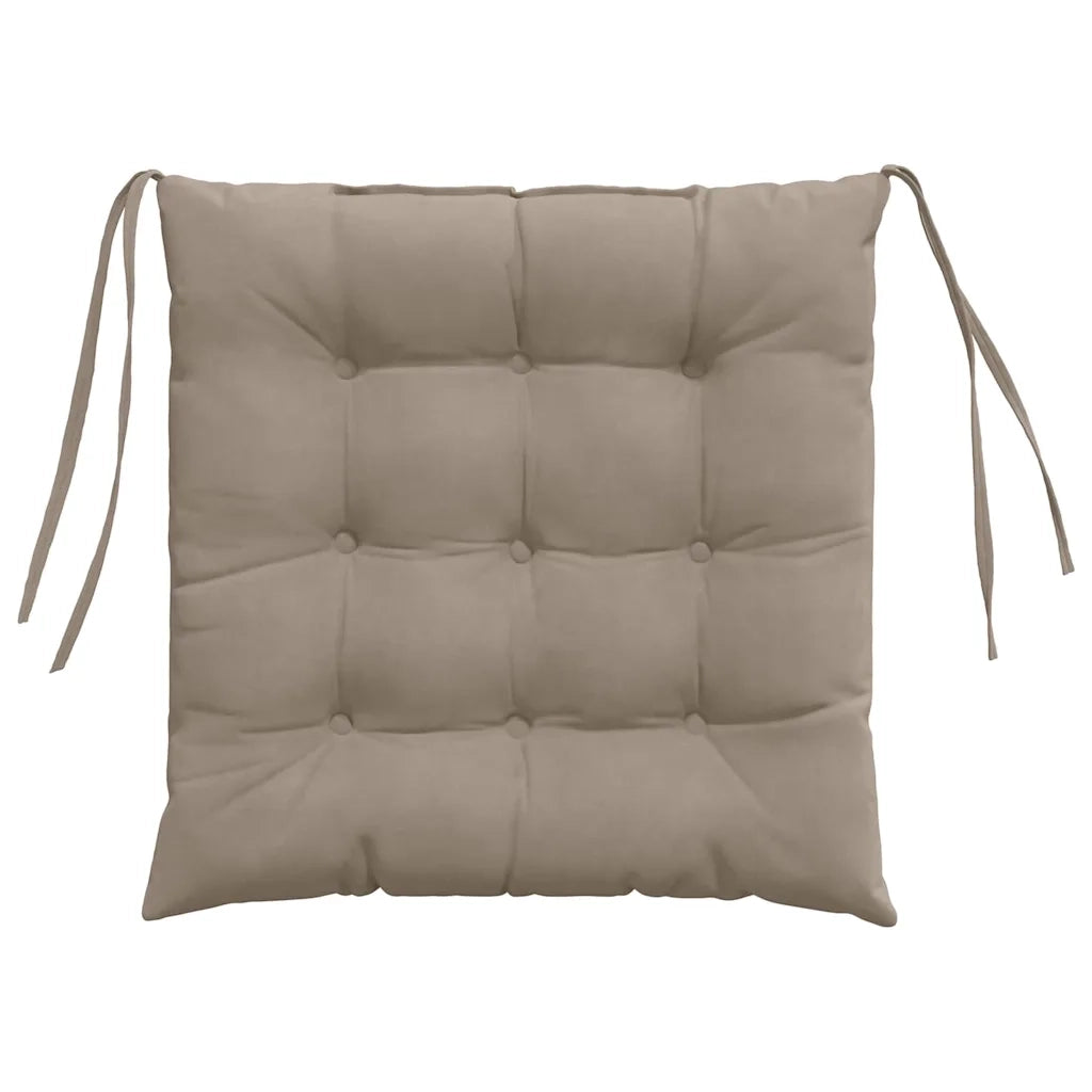 Cuscini per Seduta 4 pcs Talpa 40 x 40 x 6 cm Microfibra 42015175