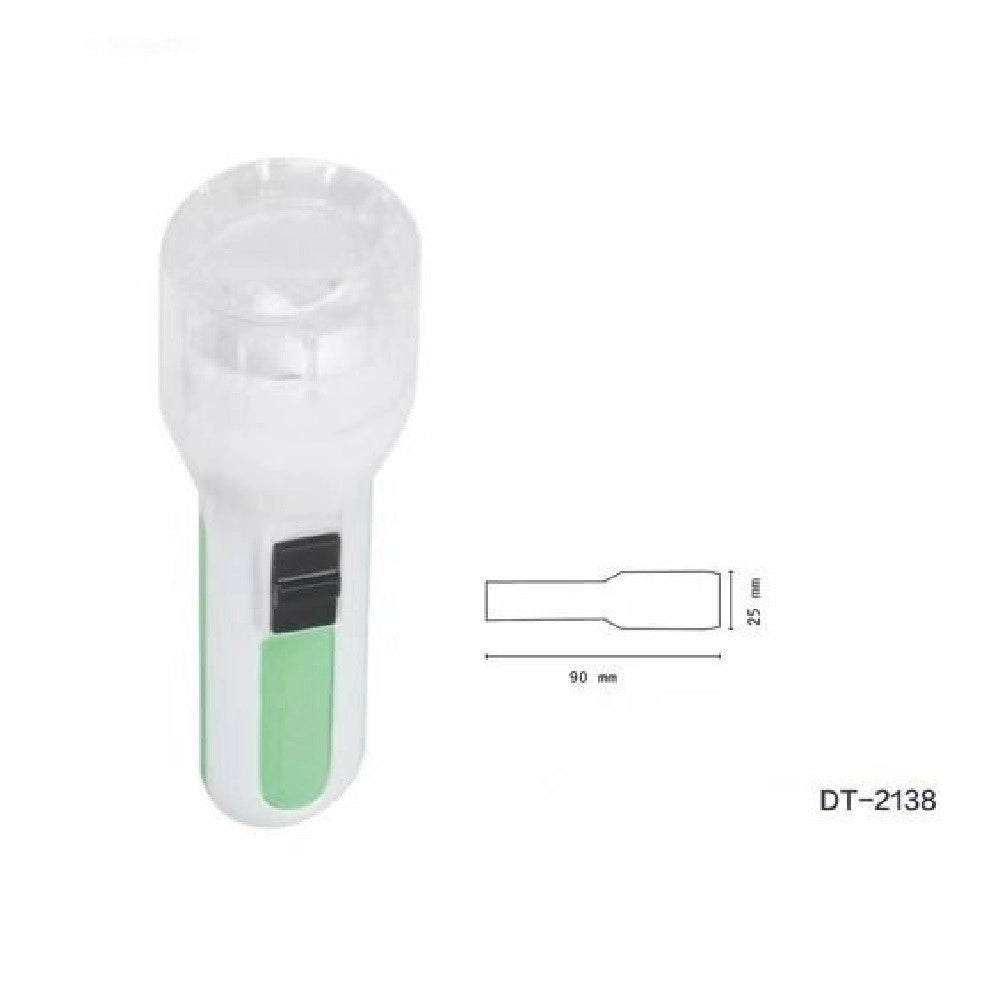 Trade Shop - Set 4 Pezzi Mini Torcia Led Smd Tascabile Portatile Resistente Campeggio Dt-2138 -