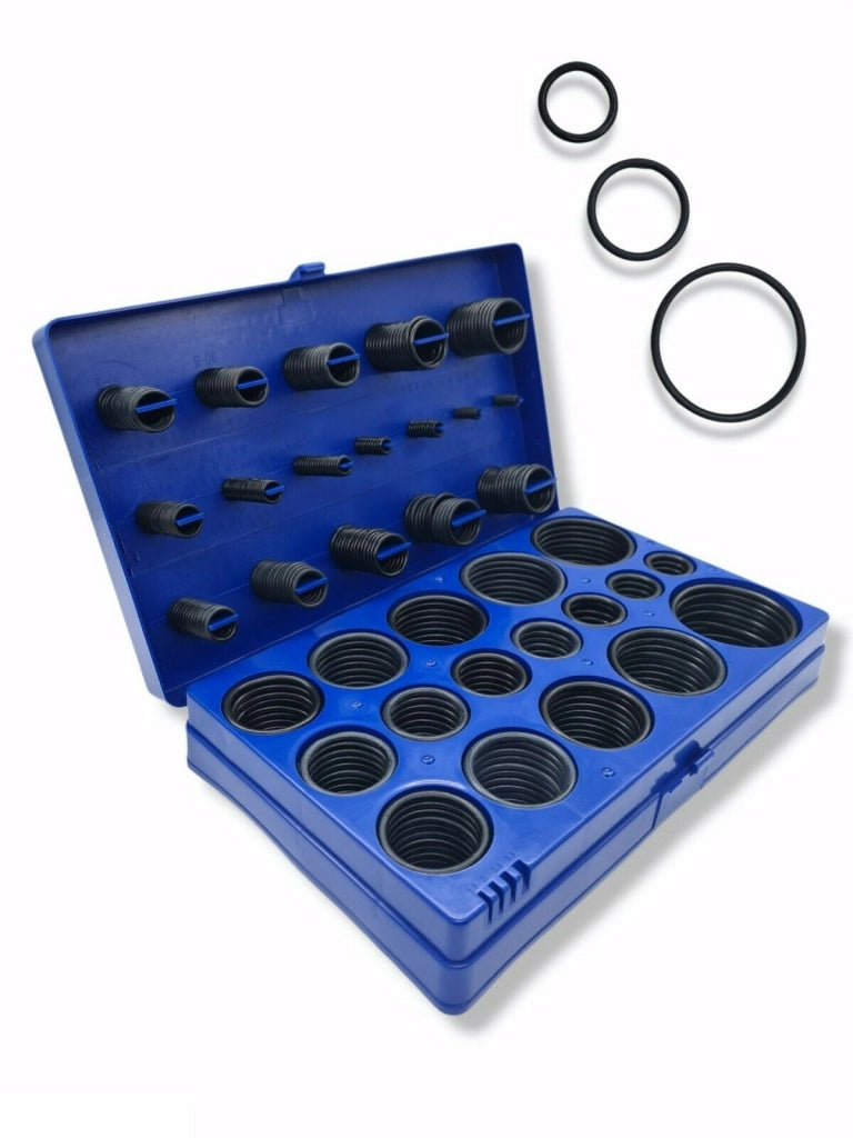 KIT GUARNIZIONI O RING 32 MISURE DIVERSE 419 PZ PEZZI ORING ANELLI GOMMINI