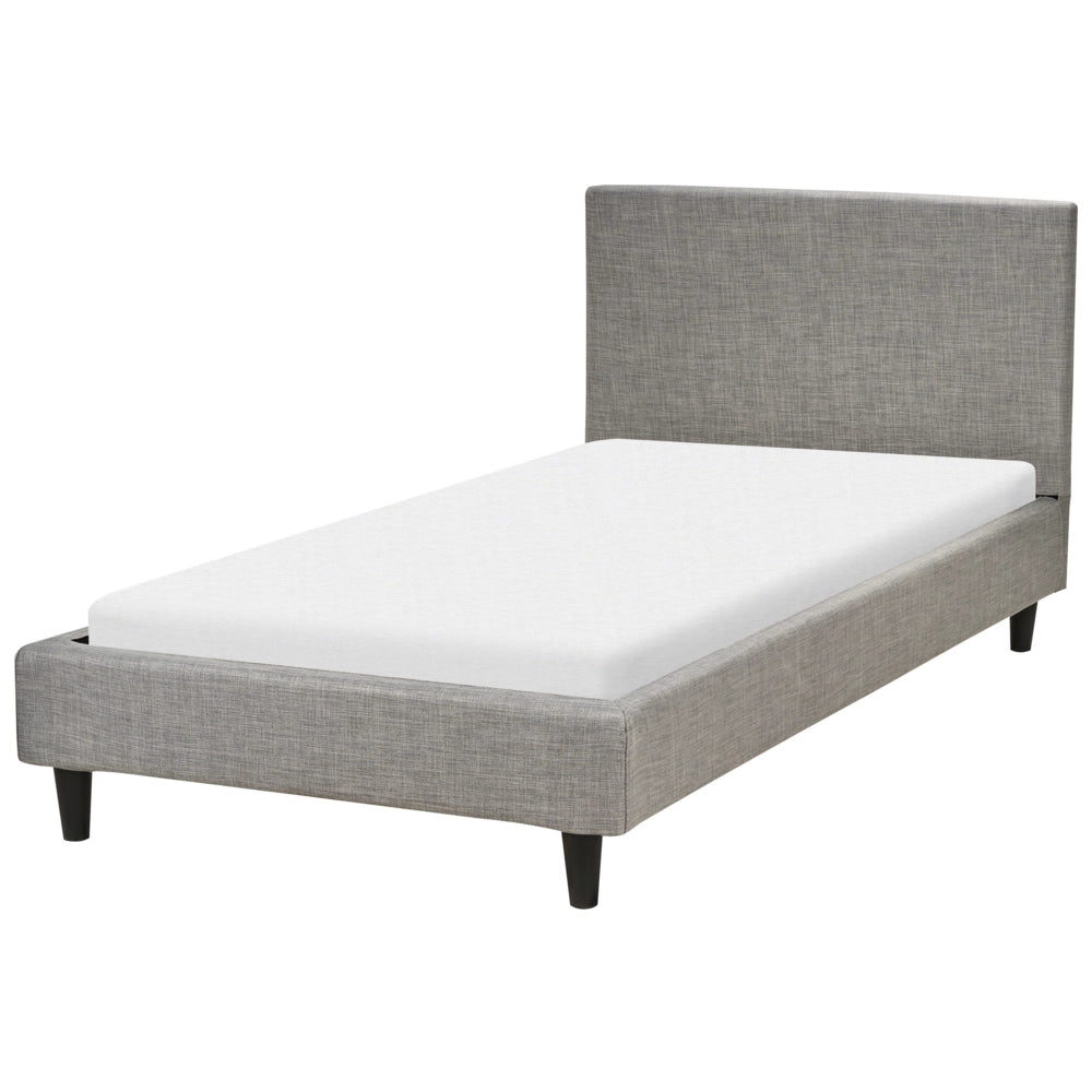 Fodera per telaio letto in velluto grigio chiaro 90 x 200 cm Sfoderabile Lavabile stile retrò