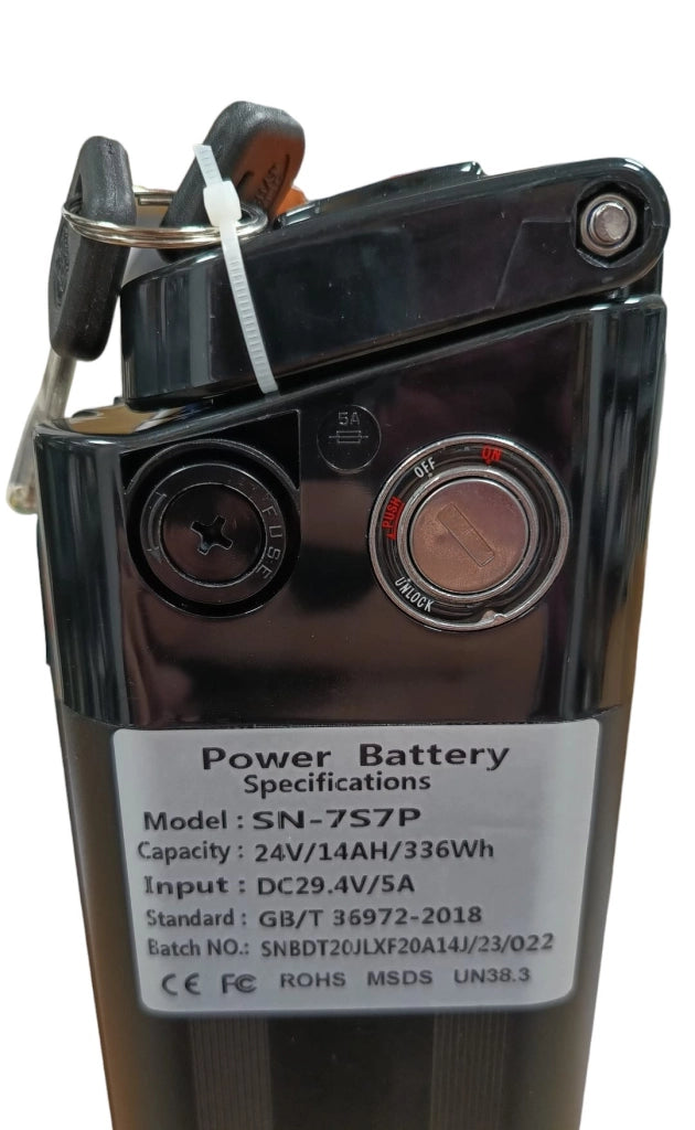 BATTERIA AL LITIO 24v 14Ah PER BICICLETTE ELETTRICHE