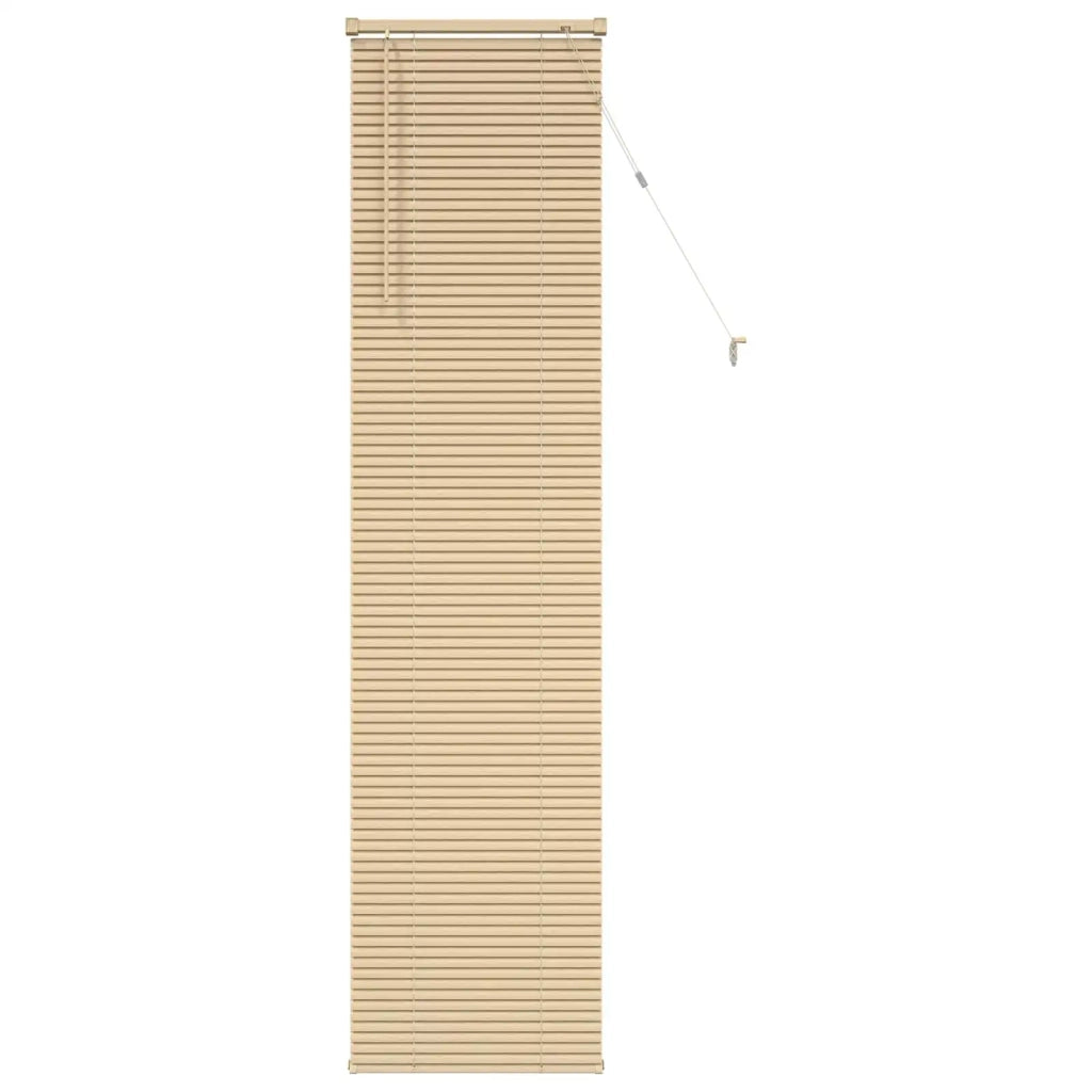 Tenda Veneziana | Tenda a lamelle Marrone Chiaro con Motivo 213 x 50 cm 25 mm PVC